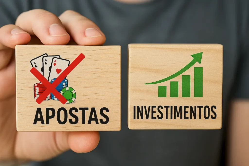 Apostas não são investimentos